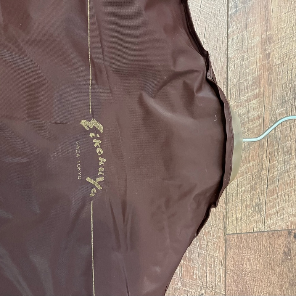 Faconnable Vintage Brown Leather Bomber Jacket - Picture 8 of 9